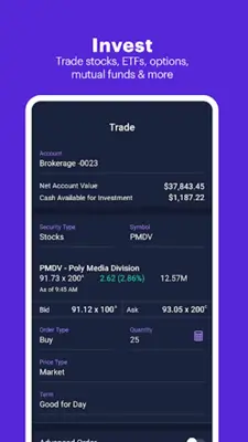 E*TRADE android App screenshot 9